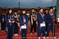 第21回ラクロス全日本選手権・閉会式