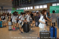 7月21日・U19女子日本代表、出発